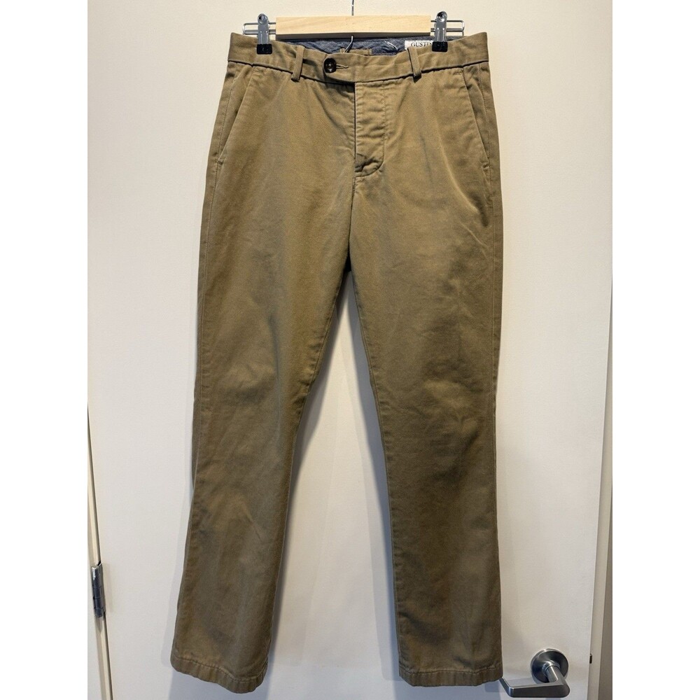 Gustin American Chino #14 Khaki Straight USA California Chino Pants Mens 31x32